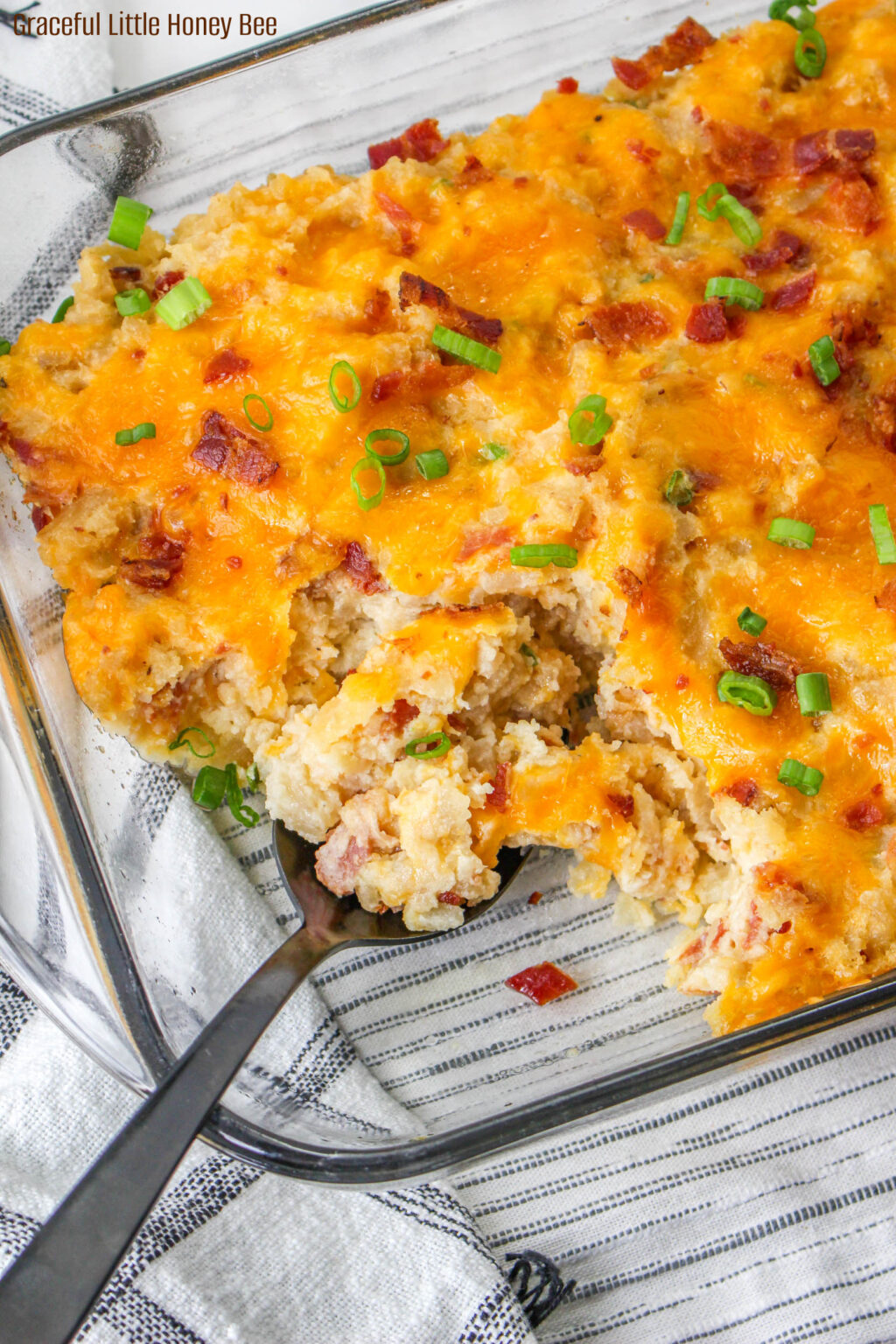 Easy And Delicious: Loaded Baked Potato Casserole - Graceful Little ...